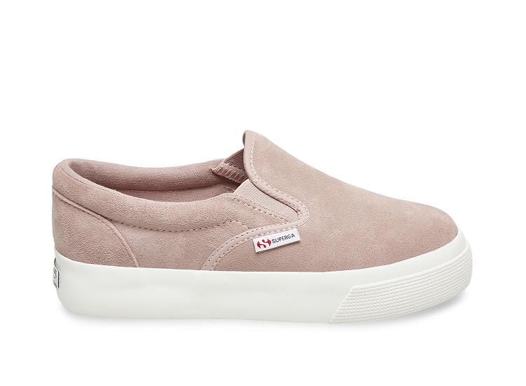 Superga 2306 Suew Rose Suede - Womens Superga Platform Shoes